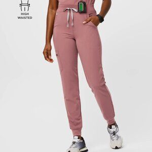 Figs Mauve High Waisted Zamora Scrub Pants